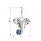 EVER TRUE AAA Labradorit Ohrringe 316L Edelstahl ca. 3,40 ct.