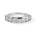 D'Joy Moissanit Ring 925 Silber Platiniert (Größe 17.00) ca. 1,66 ct
