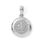 D'Joy Moissanit Anhänger 925 Silber Rhodiniert ca. 0,51 ct.