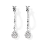 D'Joy Moissanit Ohrringe 925 Silber Rhodiniert ca. 0,55 ct.