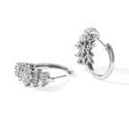 D'Joy Moissanit Ohrringe 925 Silber Rhodiniert ca. 1.94 ct