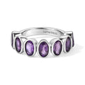 EVER TRUE Afrikanischer Amethyst Ring 316L Edelstahl (Größe 16.00) ca. 2,85 ct