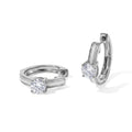 LUXURIANT DIAMOND - Lab Grown Diamant SI-GH Ohrringe 925 Silber Rhodiniert ca. 1,12 ct.