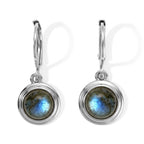 EVER TRUE AAA Labradorit Ohrringe 316L Edelstahl ca. 3,33 ct.