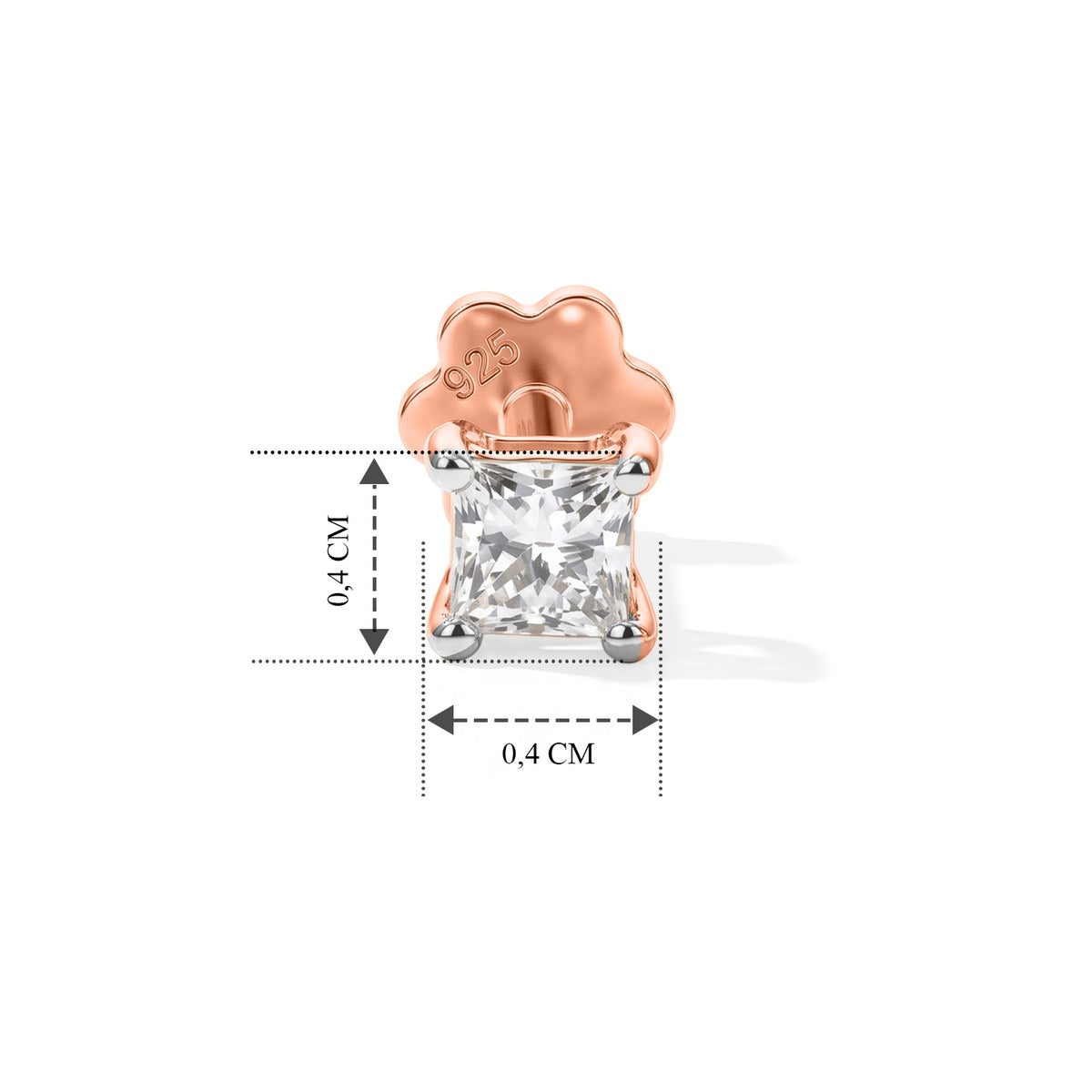 750 Roségold vermeil