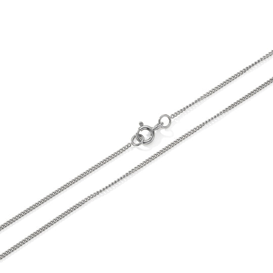 Kordelkette, 925 Silber 750 vergoldet, ca. 45 cm