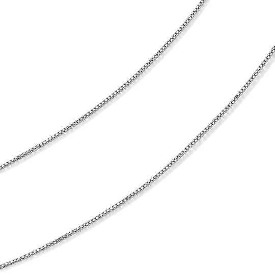 Kordelkette, 925 Silber 750 Vergoldet, ca. 45 cm ca.