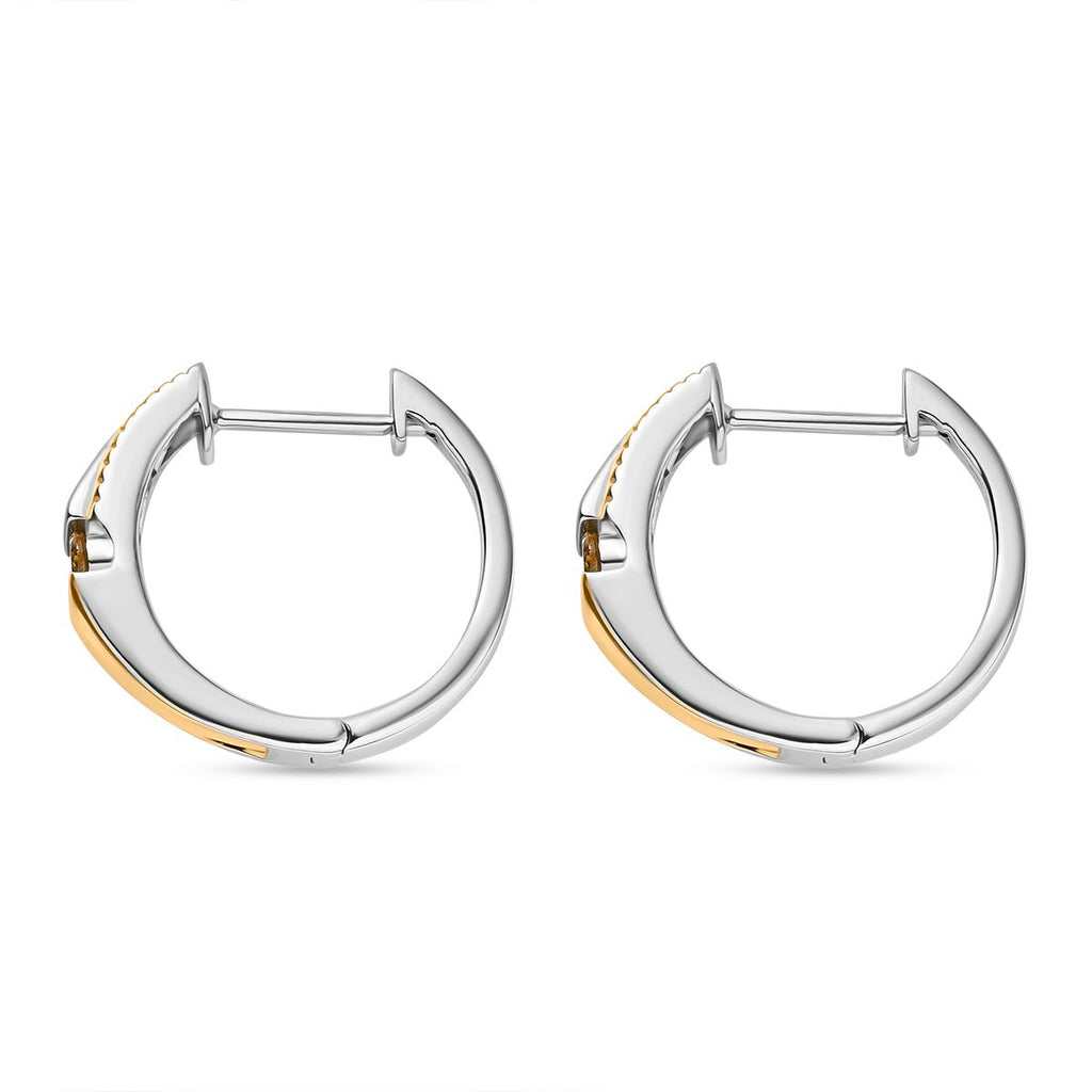 D'Joy zweifarbiger AA goldener Tansanit Ring und Creolen