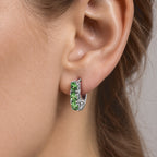 EVER TRUE AA Tsavorite Granat Ohrringe Reine Bronze (10-15 Werktage Lieferzeit) ca. 1,10 ct.