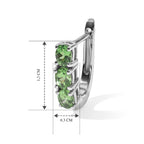 EVER TRUE AA Tsavorite Granat Ohrringe Reine Bronze (10-15 Werktage Lieferzeit) ca. 1,10 ct.