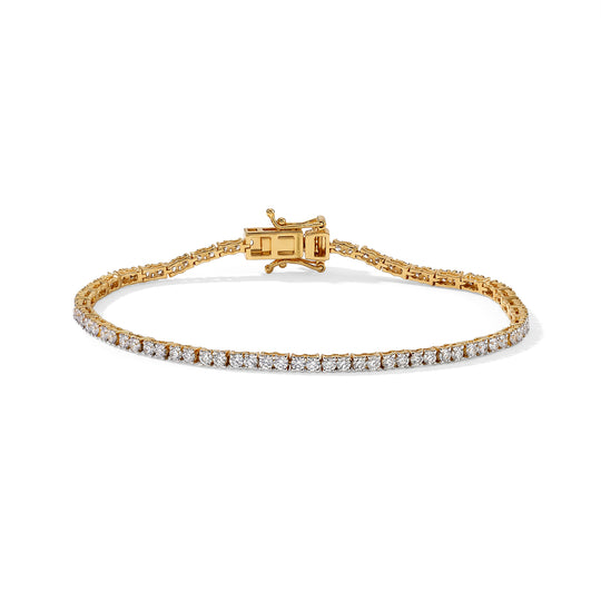 LUXURIANT DIAMOND - Lab Grown Diamant SI-GH Armband ca. 18 cm 925 Silber Rhodiniert ca. 3,00 ct.