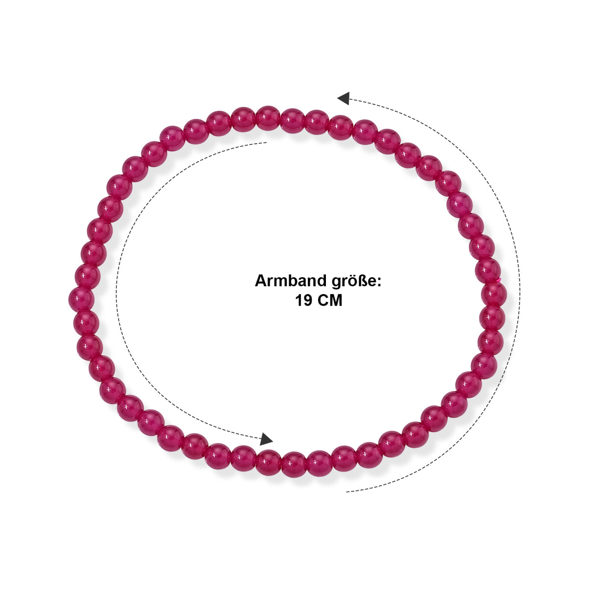 Lab Grown Rubin SGL zertifiziert Armband 18 cm (8-13 Werktage Lieferzeit) ca. 25,00 ct.