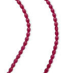 D'Joy Lab Grown Rubin SGL zertifiziert Halskette (8-13 Werktage Lieferzeit) ca. 50 cm 925 Silber Rhodiniert ca. 140.00 ct