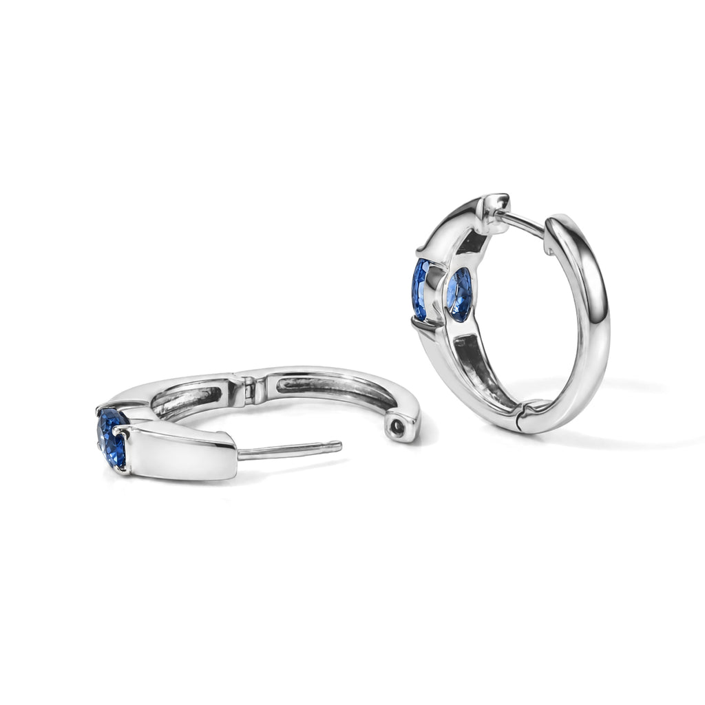 D'Joy Farbwechsel Fluorit Ohrringe 925 Silber Rhodiniert (10-15 Werktage Lieferzeit) ca. 1,19 ct.