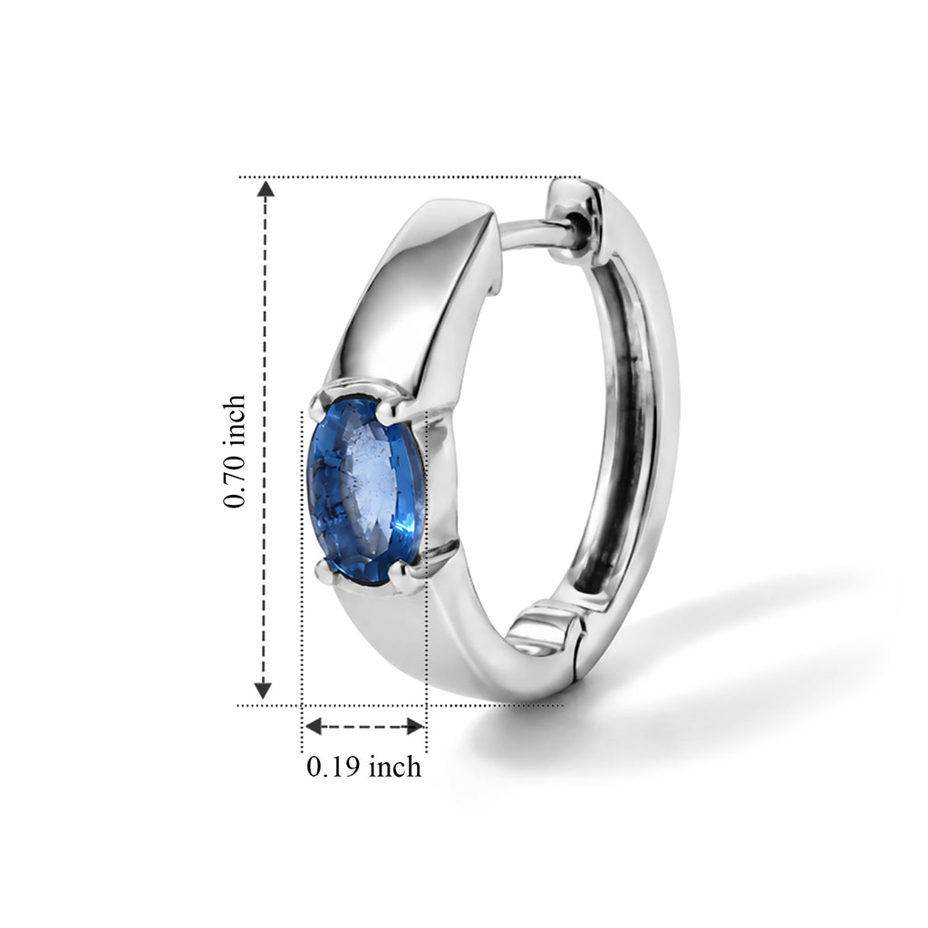 D'Joy Farbwechsel Fluorit Ohrringe 925 Silber Rhodiniert (10-15 Werktage Lieferzeit) ca. 1,19 ct.