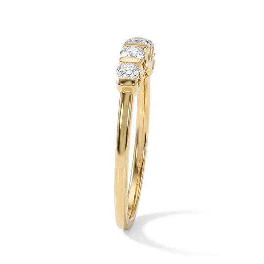 LUXURIANT DIAMOND - Lab Grown Diamant SI-GH Ring 925 Silber Rhodiniert (Größe 19.00) ca. 0,50 ct