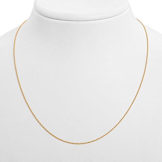 Kordelkette, ca. 45 cm, 750 Gelbgold