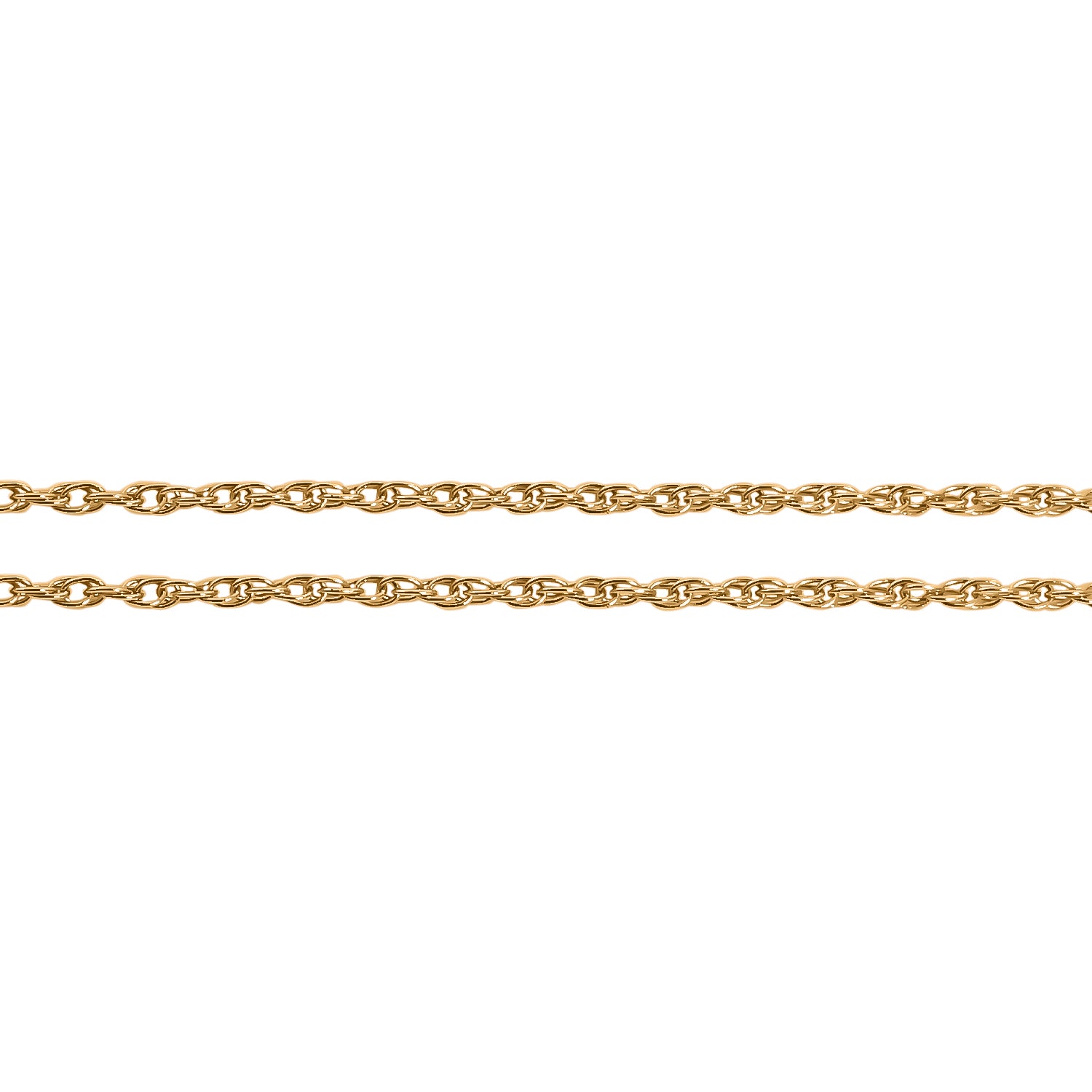Kordelkette, ca. 45 cm, 750 Gelbgold