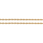Kordelkette, ca. 45 cm, 750 Gelbgold