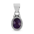 Royal Bali Kollektion - afrikanischer Amethyst-Anhänger, 925 Silber ca. 1,70 ct