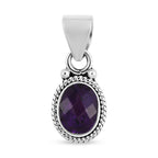 Royal Bali Kollektion - afrikanischer Amethyst-Anhänger, 925 Silber ca. 1,70 ct