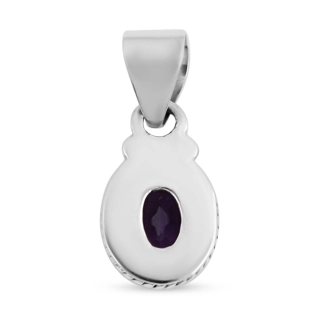 Royal Bali Kollektion - afrikanischer Amethyst-Anhänger, 925 Silber ca. 1,70 ct