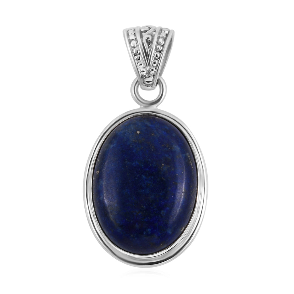 Royal Bali Kollektion - Lapislazuli Anhänger, 925 Silber, ca. 14.70 ct