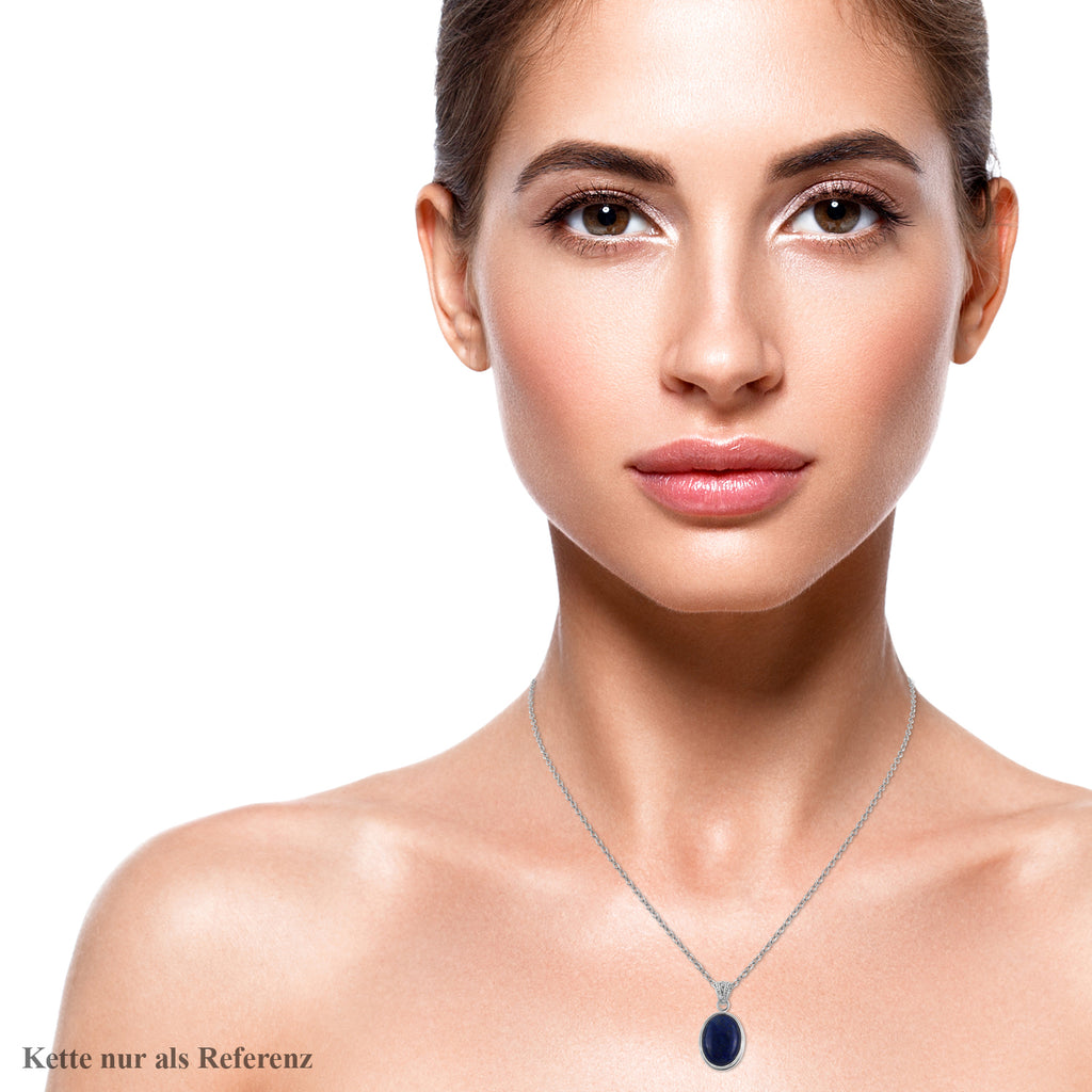 Royal Bali Kollektion - Lapislazuli Anhänger, 925 Silber, ca. 14.70 ct