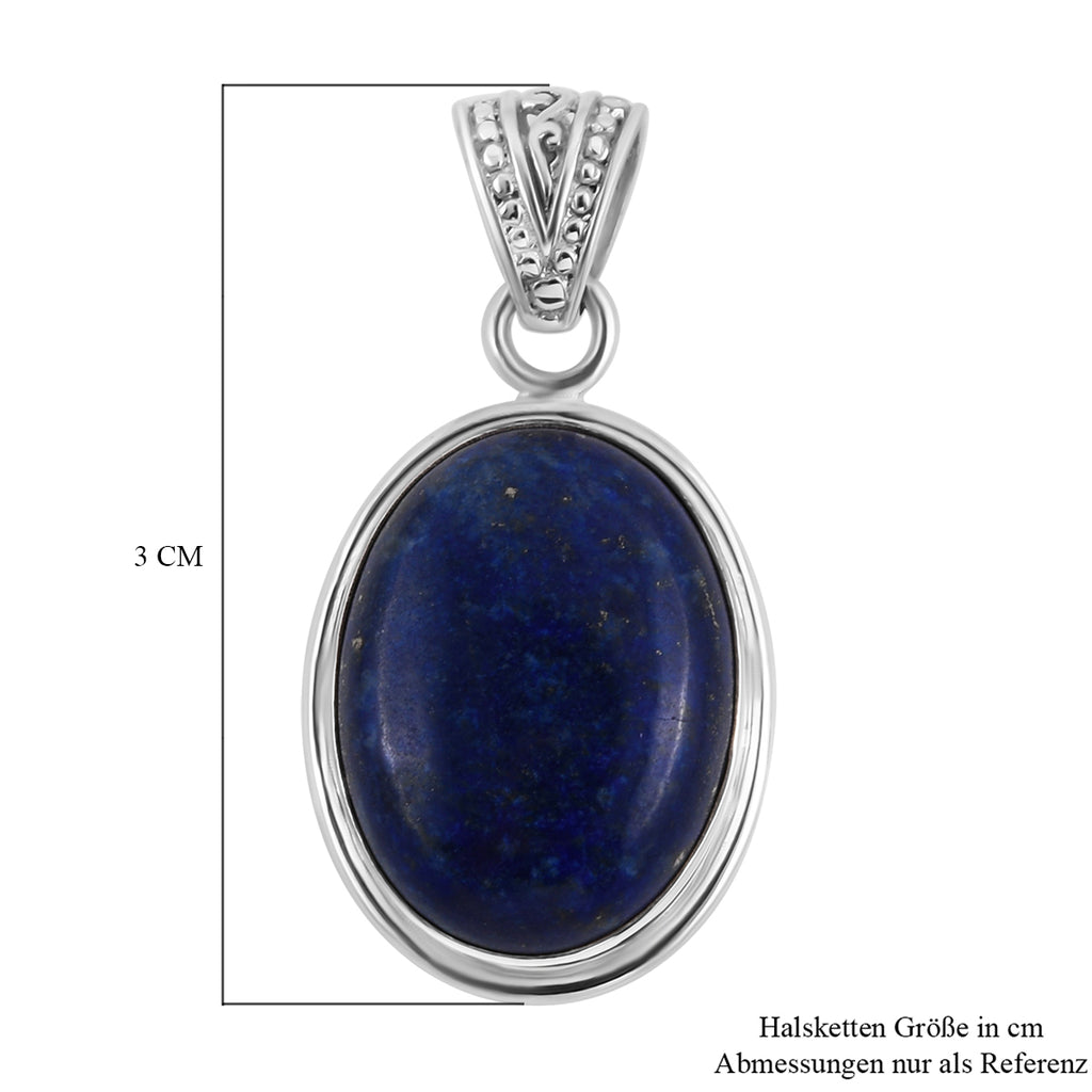 Royal Bali Kollektion - Lapislazuli Anhänger, 925 Silber, ca. 14.70 ct