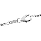 Tansanit-Collier,ca. 45 cm, 925 Silber platiniert ca. 4.21 ct