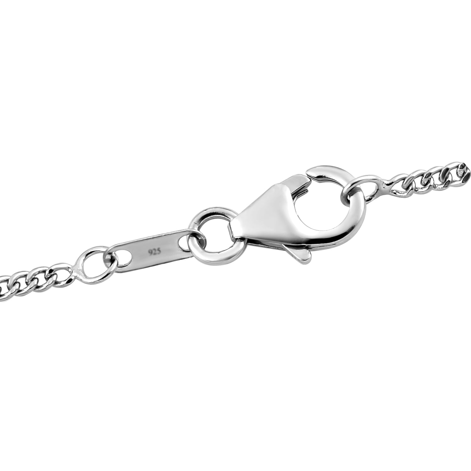 Tansanit-Collier,ca. 45 cm, 925 Silber platiniert ca. 4.21 ct