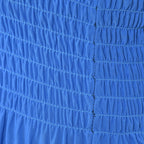 Gesmoktes Neckholder-Kleid, One Size, himmelblau