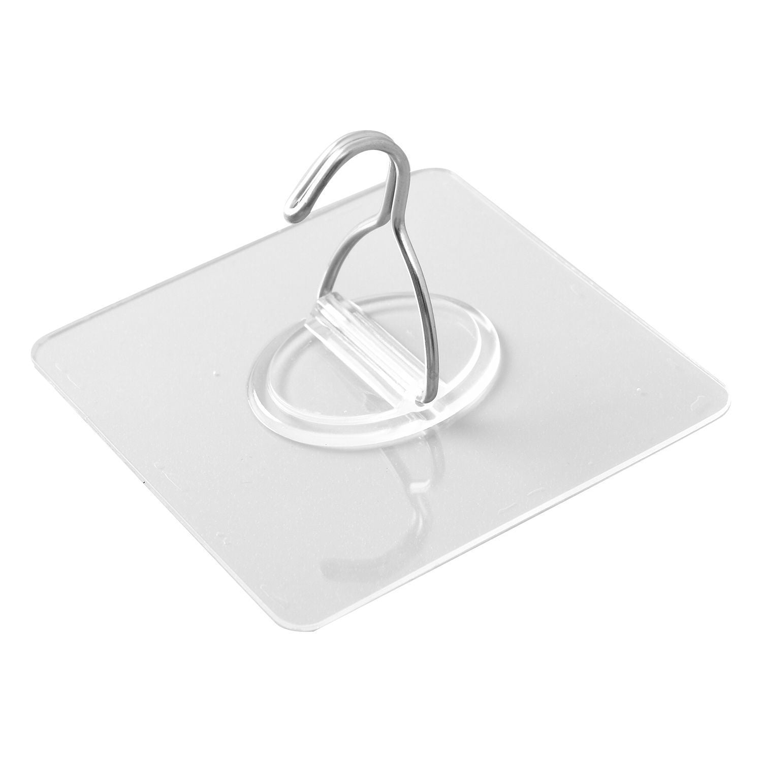 12er-Set abnehmbare, transparente und abwaschbare Haken, 3-8kg