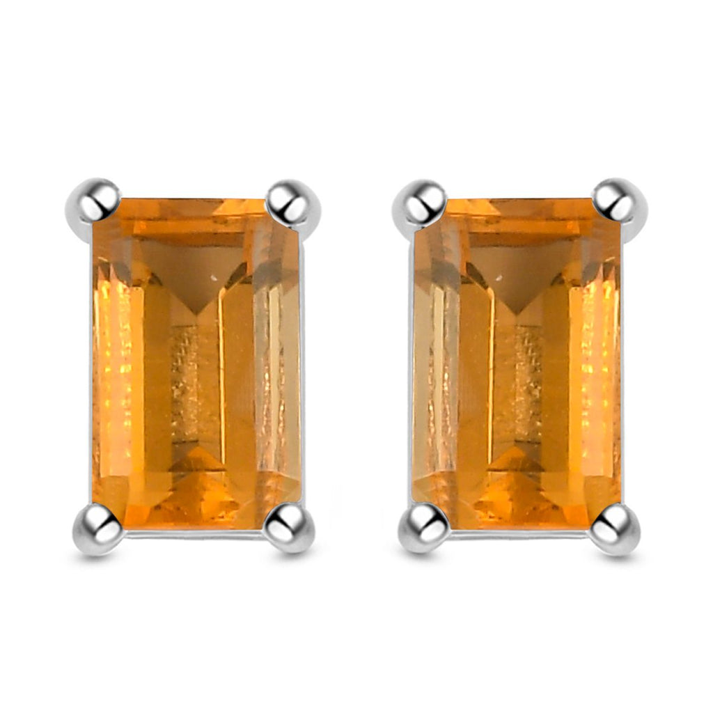 Salamanca Feueropal-Ohrringe, 925 Silber platiniert ca. 0,40 ct