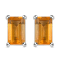 Salamanca Feueropal-Ohrringe, 925 Silber platiniert ca. 0,40 ct