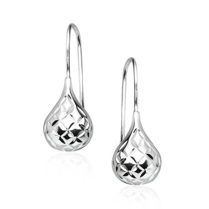 Tropfen-Ohrringe, 925 Silber ca. 2,40g