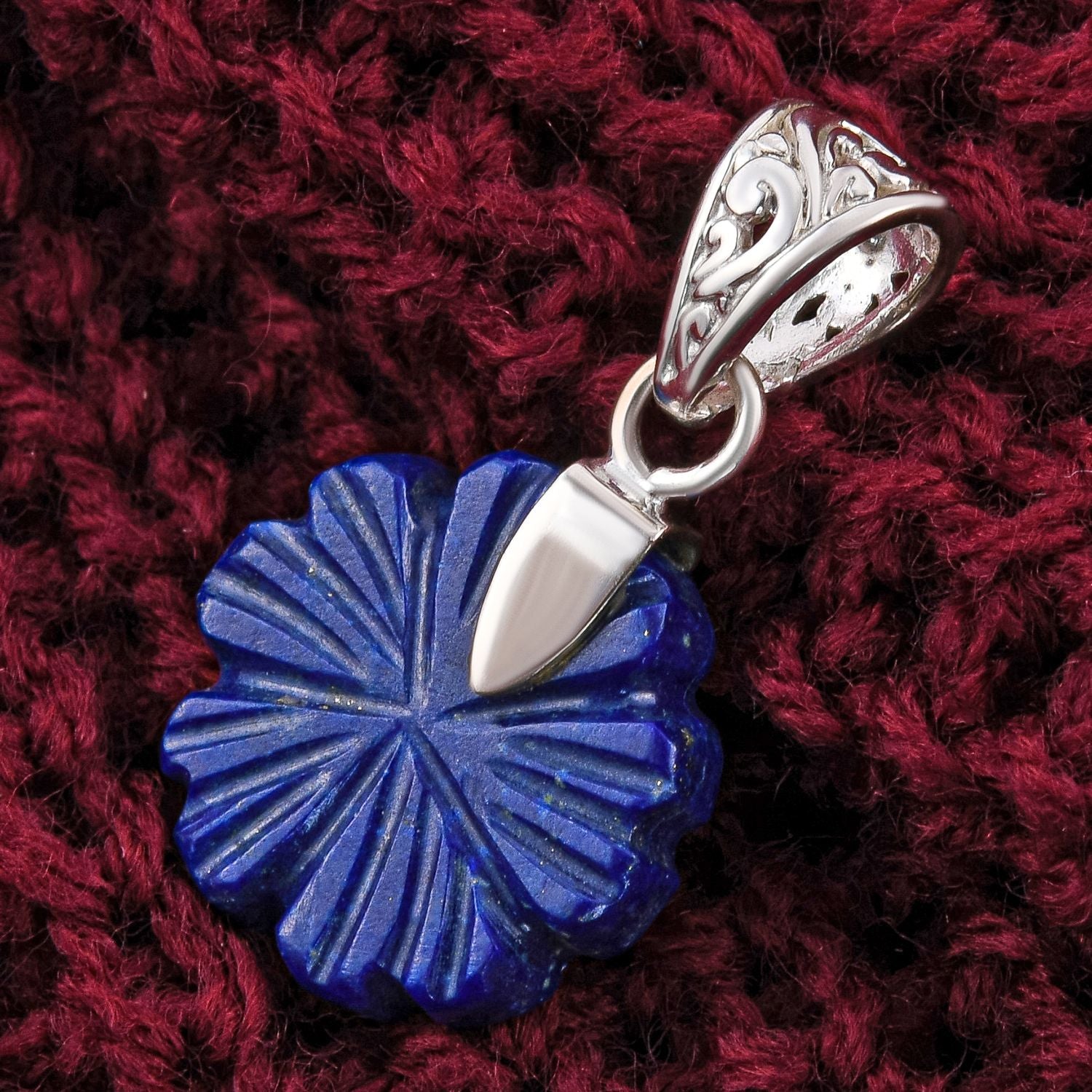 Royal Bali - Lapislazuli-Anhänger, 925 Silber ca. 6.57 ct