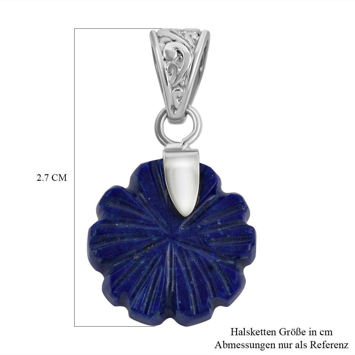 Royal Bali - Lapislazuli-Anhänger, 925 Silber ca. 6.57 ct