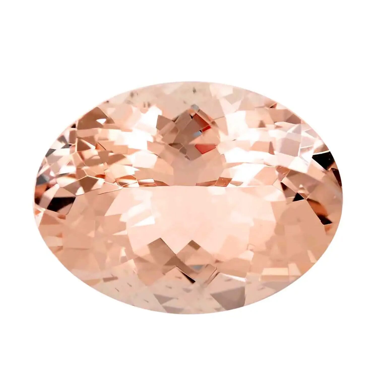 Morganite Oval 12x10 Faceted Cut 4A 4.00 Ct