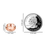 Morganite Oval 12x10 Faceted Cut 4A 4.00 Ct