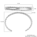 Armreif mit Magneten, silberfarben, ca. 18.5 cm
