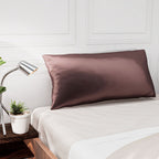 Serenity Night - 100% Maulbeerseide Sommerseidendecke mit Seidenfüllung Daunenkissen und Seidenkissenbezug Mauve