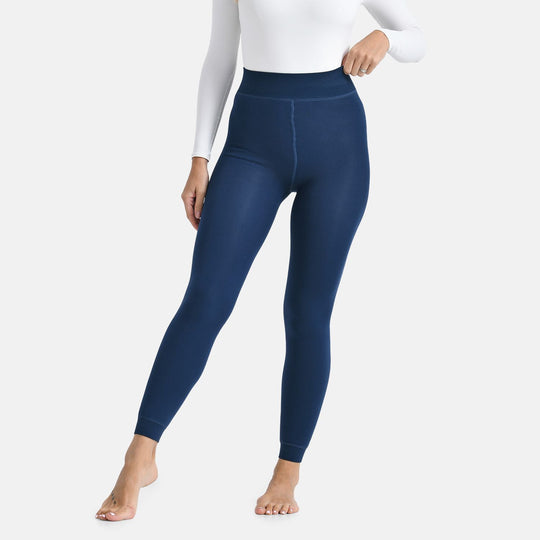 Thermo-Leggings mit Fleecefutter, Marineblau, Größe S/M