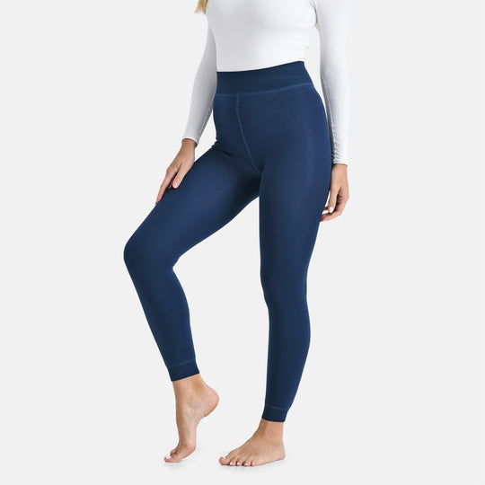 Thermo-Leggings mit Fleecefutter, Marineblau, Größe S/M
