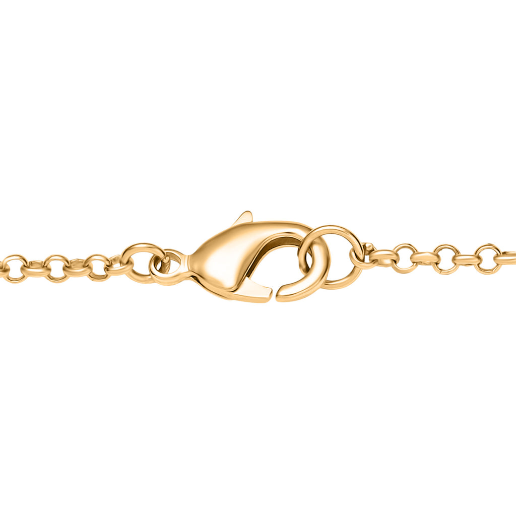 EverTrue Süßwasserperle 50cm Halskette und 19cm Armband in Goldton