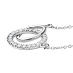Moissanit Duo: 45cm Halskette und 19cm Armband