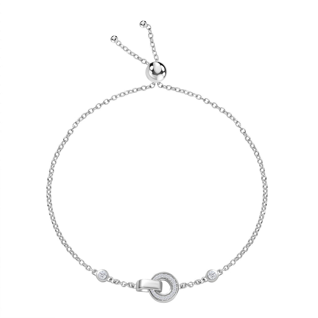 Moissanit Duo: 45cm Halskette und 19cm Armband