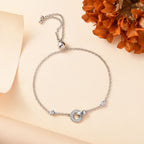 Moissanit Duo: 45cm Halskette und 19cm Armband