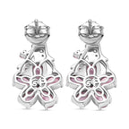 GP Italian Garden Kollektion - Maulbeer Mondstein, Rosa und blaues Saphir Schmuckset