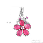 GP Italian Garden Kollektion - Maulbeer Mondstein, Rosa und blaues Saphir Schmuckset